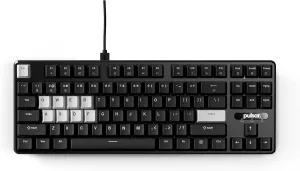 Pulsar PCMK 2 HE TKL Hall Effect Magnetic Gaming Keyboard, Rapid Trigger, Adjustable Actuation Magnetic Switch, 8k Polling, Ultra-Low Latency, RGB Lighting, Hot-Swap, Double Shot PBT Keycaps (Black)