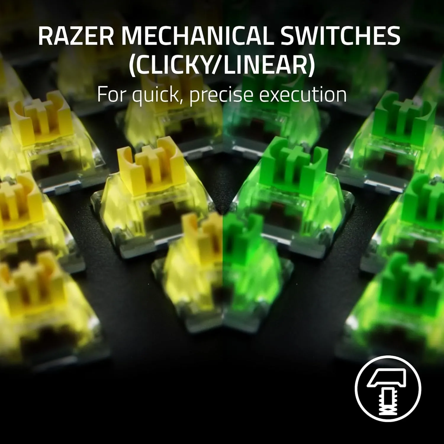 Razer BlackWidow V4 X Mechanical Gaming Keyboard: Yellow Switches Linear & Silent - 6 Macro Keys - Chroma RGB - Doubleshot ABS Keycaps - Roller & Media Keys Snap Tap