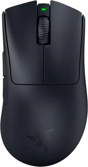 Razer DeathAdder V3 Pro Wireless Gaming Mouse: 63g Ultra Lightweight - Fast Optical Switches Gen-3 - HyperSpeed Wireless - 5 Programmable Buttons - 90 Hr Battery - Black (Renewed)