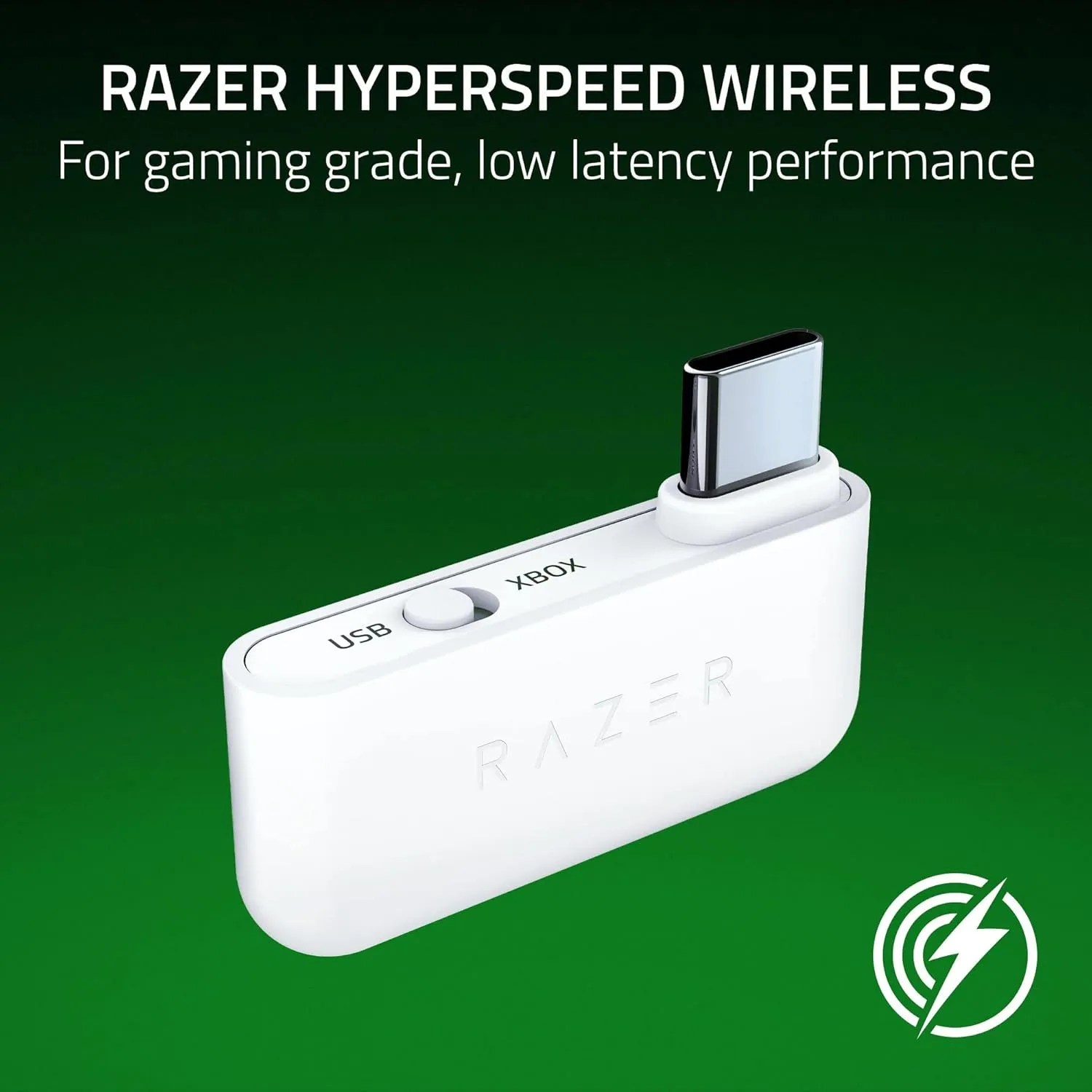 Razer Kaira HyperSpeed Wireless Gaming Headset for Xbox Series X|S, Xbox One, PC: TriForce 50mm Drivers - HyperClear Cardioid Mic - Low Latency Bluetooth - Up to 30 Hour Battery Life - White