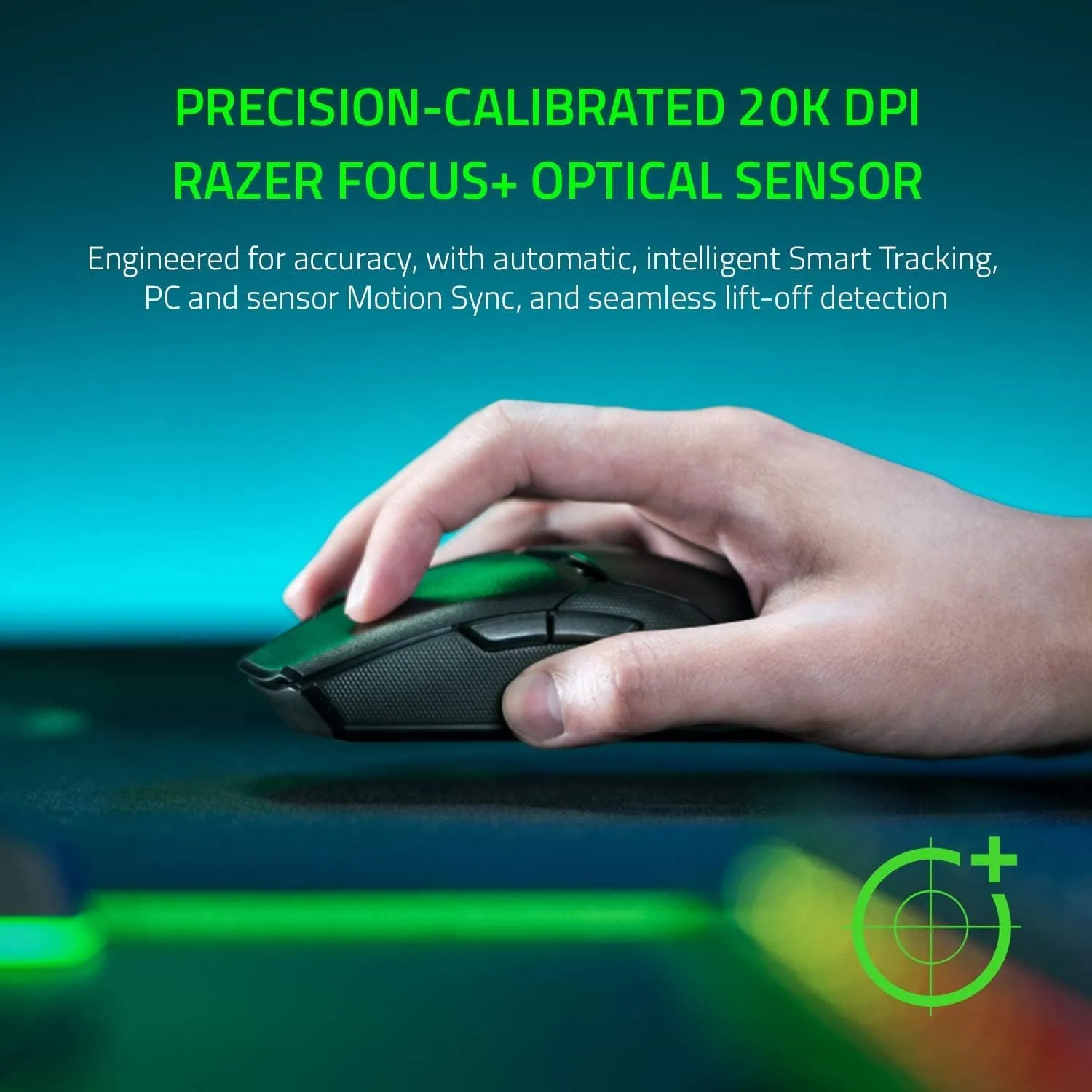 Razer Viper Ultimate with Charging Dock - Ambidextrous Esports Gaming Mouse Powered by HyperSpeed Wireless Technology (Focus  20K Optical Sensor, 74g Lightweight, RGB Chroma) Black