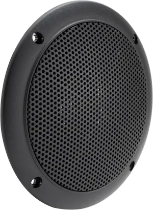 RecPro RV Black Outdoor 5" Dual Cone Speakers | Water & Weather Resistant | 2 Pack