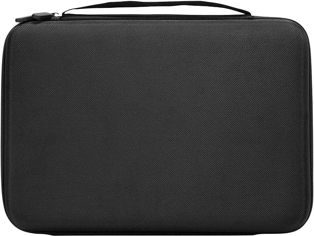 SaharaCase Carry Case Organizer for Most Tablets up to 13" - Hard Shell EVA Exterior, Smooth Zippers, Internal Pockets - Black