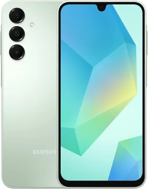 SAMSUNG Galaxy A16 4G (SM-A165M/DS), 128GB 6GB RAM, Dual SIM, Factory Unlocked GSM, International Version (25W Power Adapter Bundle) - (Light Green)