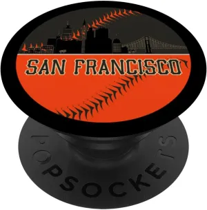 San Francisco Baseball PopSockets PopGrip: Swappable Grip for Phones & Tablets PopSockets Standard PopGrip