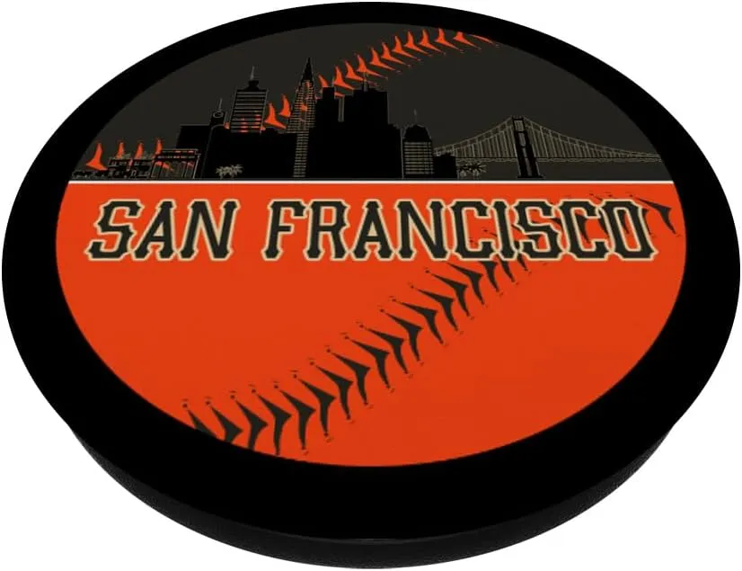 San Francisco Baseball PopSockets PopGrip: Swappable Grip for Phones & Tablets PopSockets Standard PopGrip