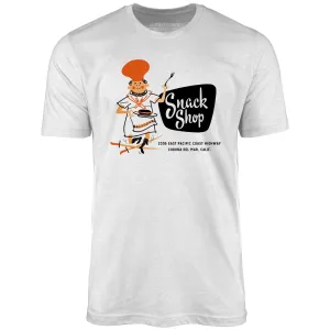 Snack Shop - Corona Del Mar, CA - Vintage Restaurant - Unisex T-Shirt