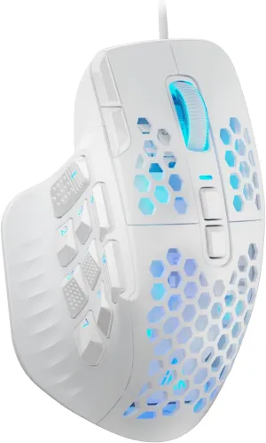 SOLAKAKA SM809 MMO Gaming Mouse Wired RGB with 9 Side Buttons,24000 DPI High Precision Sensor Optical Ergonomic Gamer Mouse,16 Programmable Custom Macro Shortcuts Remapping PC Gaming Mice for FPS MOBA