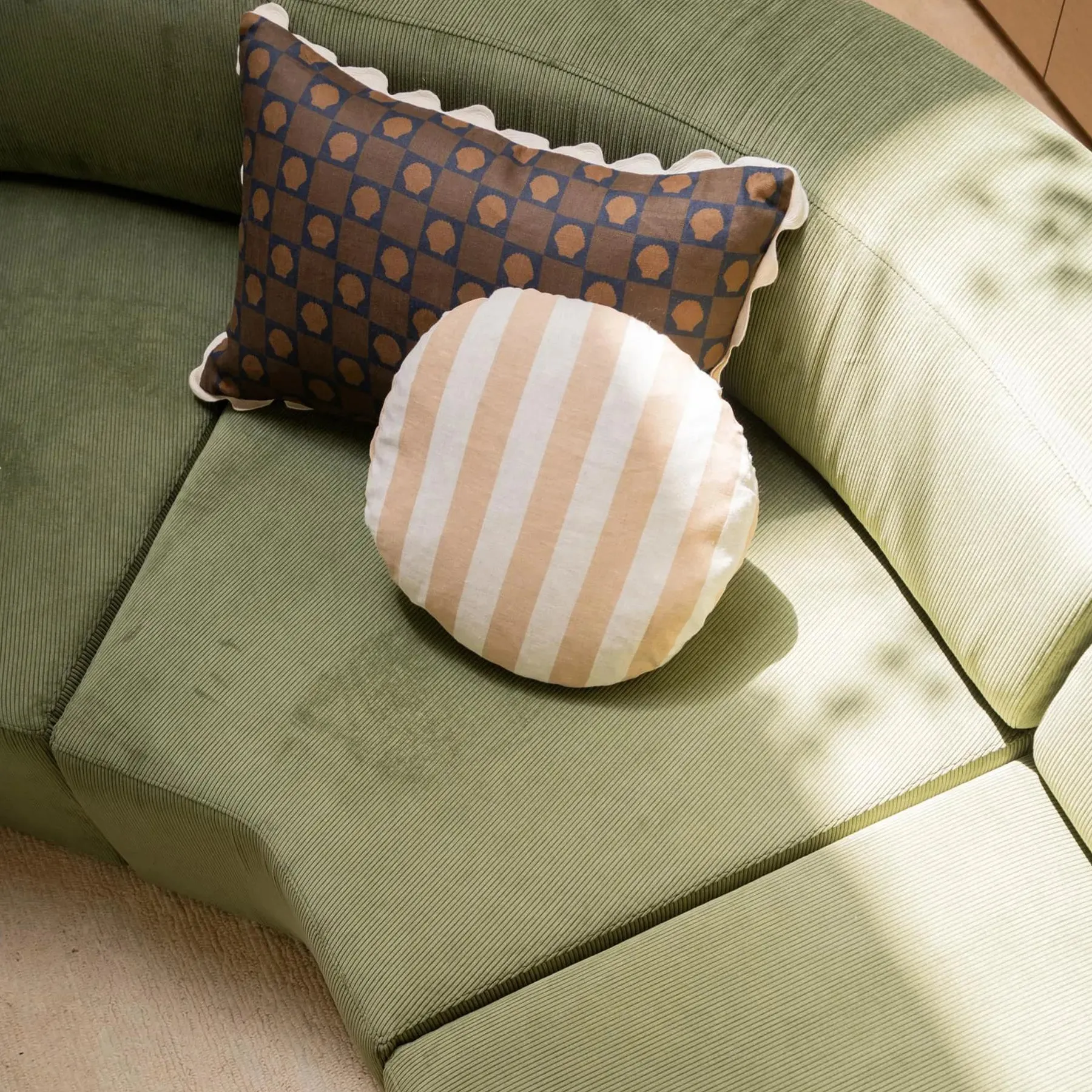 Stretch Angled Corner Module - Silex Off White
