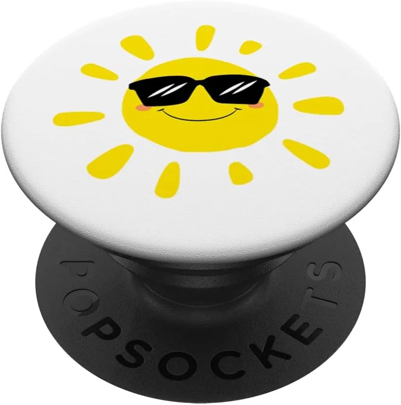 Sunshine Pop Socket PopSockets PopGrip: Swappable Grip for Phones & Tablets PopSockets Standard PopGrip