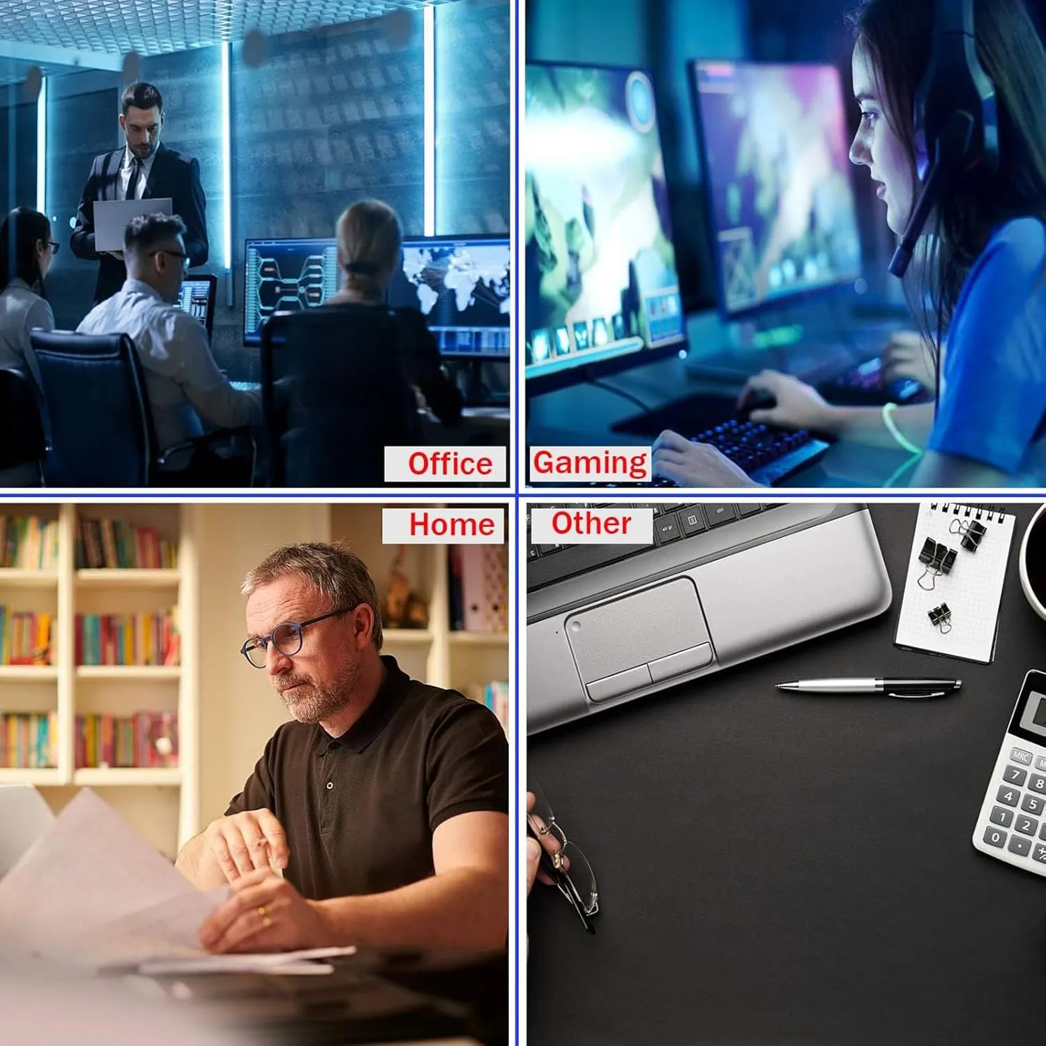 TEDNETGO Extra Large Mouse Pad, Gaming Mouse Pad, Waterproof Extra Large Mousepad with Stitched Edges, Non-Slip Base Keyboard Pad for Gamer, Office & Home, 31.5 x 15.8, Dragon