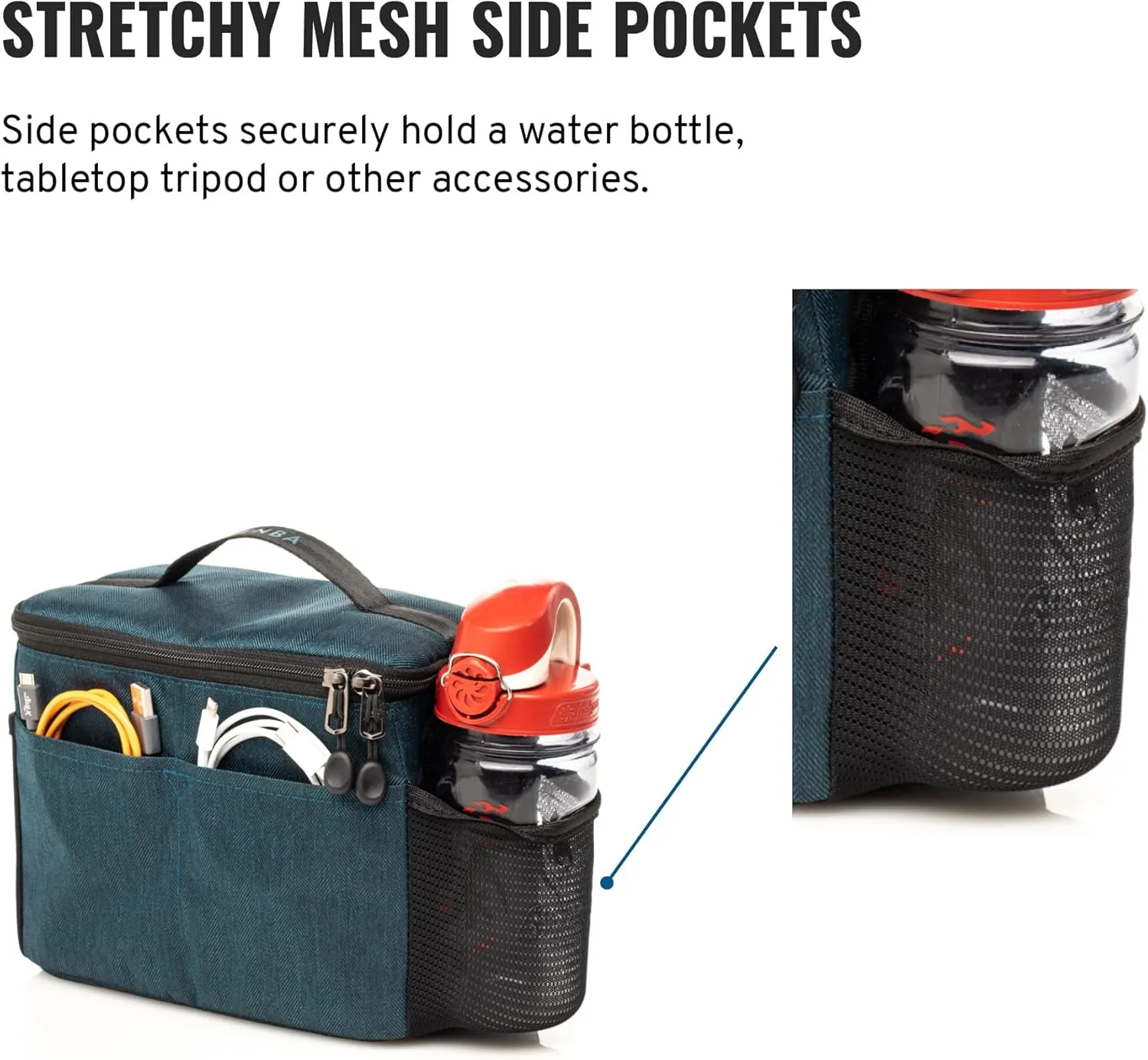 Tenba BYOB Family Camera Case - Black Neoprene Camera Bag - Water Resistant - Protecting and Carrying Cameras