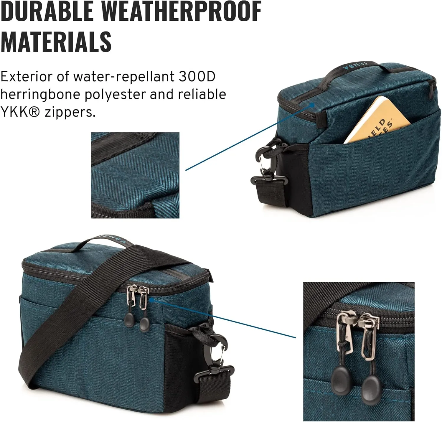 Tenba BYOB Family Camera Case - Black Neoprene Camera Bag - Water Resistant - Protecting and Carrying Cameras