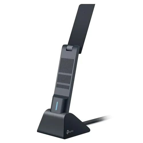 TP-Link AXE5400 WiFi 6E USB Adapter for Desktop PC (Archer TXE70UH) Tri-Band Wireless Network Adapter, Ultra-Low Latency, MU-MIMO, OFDMA, Refined Security, WPA3, Supports Windows 11/10