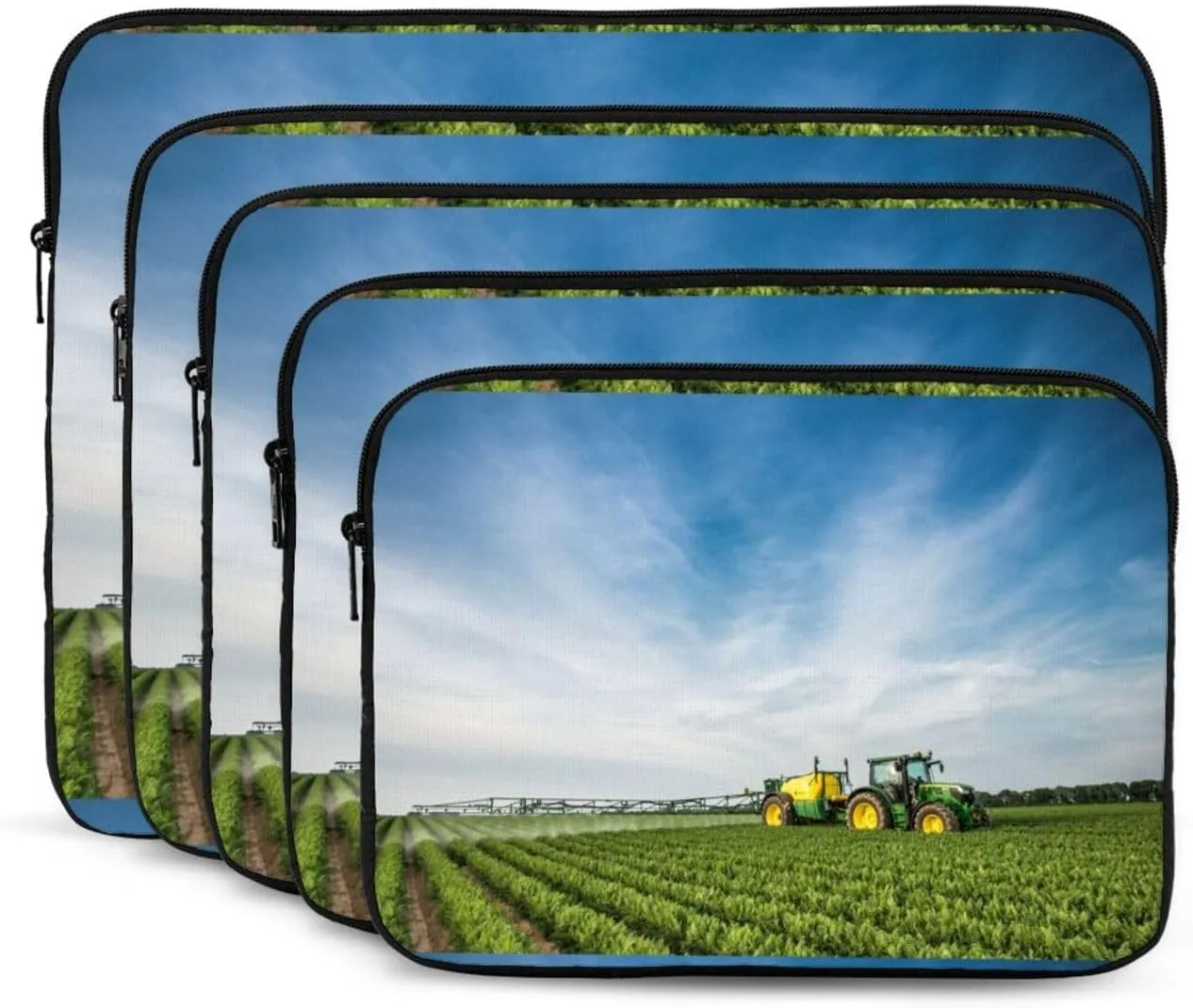 Tractor Farm Print Laptop Case Water-Resistant Protective Laptop Bags Business Lightweight Computer