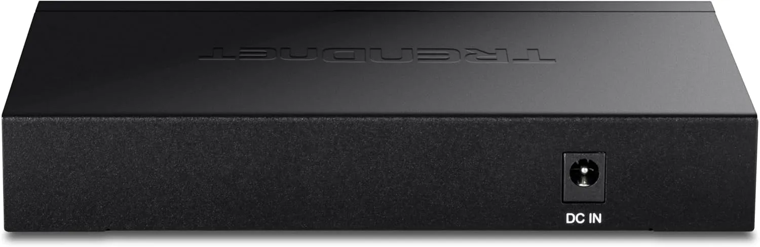 TRENDnet 6-Port Unmanaged 2.5G Switch with 10G SFP Port, TEG-S5061, 5 x 2.5GBASE-T Ports, 45Gbps SwitchingCapacity, Fanless, Wall Mountable,Lifetime Protection,Black