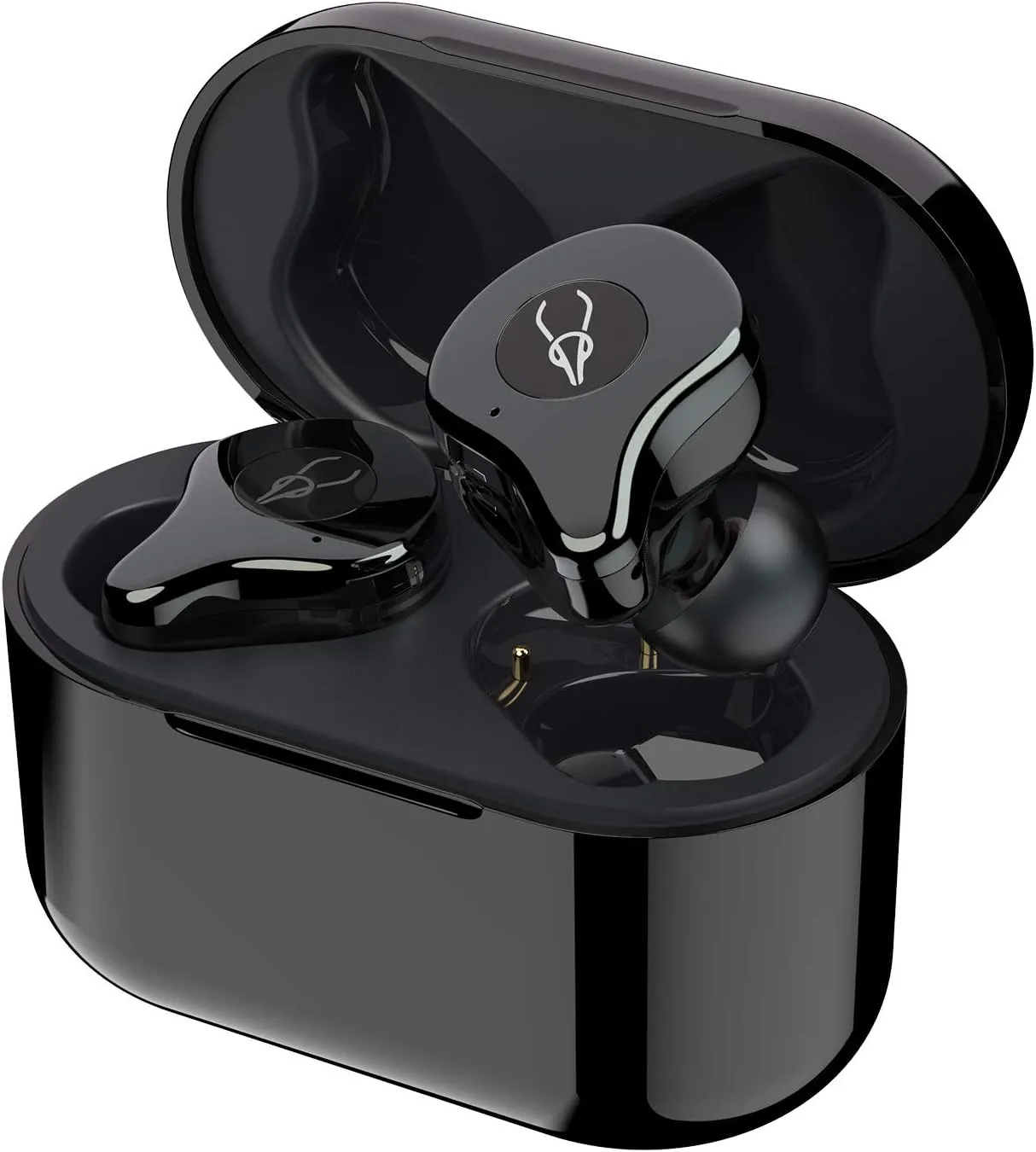 True Wireless Earbuds Bluetooth 5.0 Headphones, Sabbat 2021 Upgraded Bluetooth Earbuds with Deep Bass HD Sound, Sweatproof, CVC8.0 Noise Cancelling Built-in Mic, Wireless Earphones for iPhone/Android