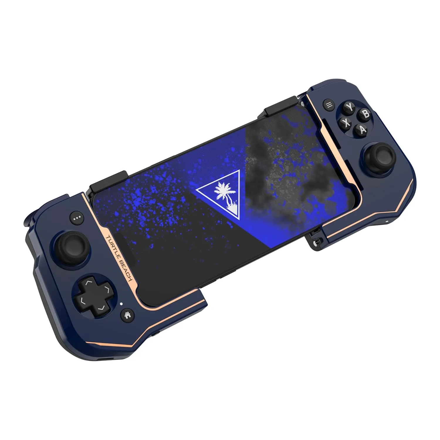 Turtle Beach Atom Mobile Game Controller with Bluetooth for Cloud Gaming on iPhone with Compact Shape, Console Style Controls & Low Latency Bluetooth  Cobalt Blue