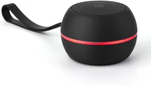 U Hydro Speaker (Black), IPX6 High Pressure Water Resistant Shower & Outdoor Bluetooth 5.0 Lightweight Mini Speaker, Quality Sound Performance, Beach, Pool Party, Camping, Hiking