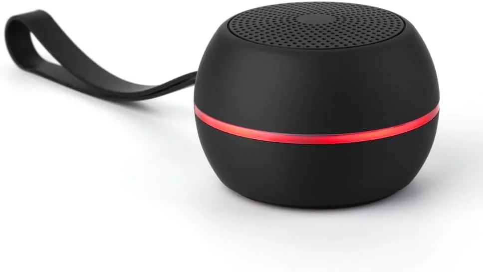 U Hydro Speaker (Black), IPX6 High Pressure Water Resistant Shower & Outdoor Bluetooth 5.0 Lightweight Mini Speaker, Quality Sound Performance, Beach, Pool Party, Camping, Hiking