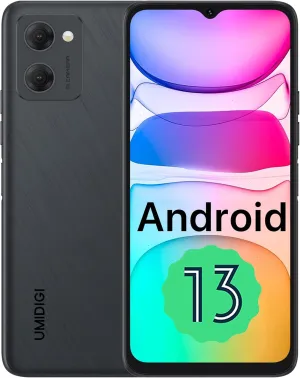 UMIDIGI C2 Unlocked Cell Phone, Android 13 5150mAh Battery with 6.52" Full Screen MediaTek Helio A22 Smartphone 3GB RAM 32GB ROM 256GB Expandable 13MP Camera Mobile Phone
