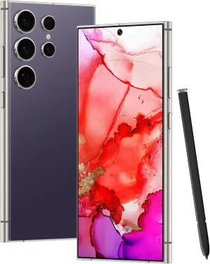 Unlocked Cell Phones, X24 Ultra Unlocked Android Smart Phone, Dual SIM 5G mobile phones, 8 256GB with 128GB Memory Card, 48MP 108MP Camera, 6.8" HD Display, 6800 mAh Battery, 5G Phone (Violet)