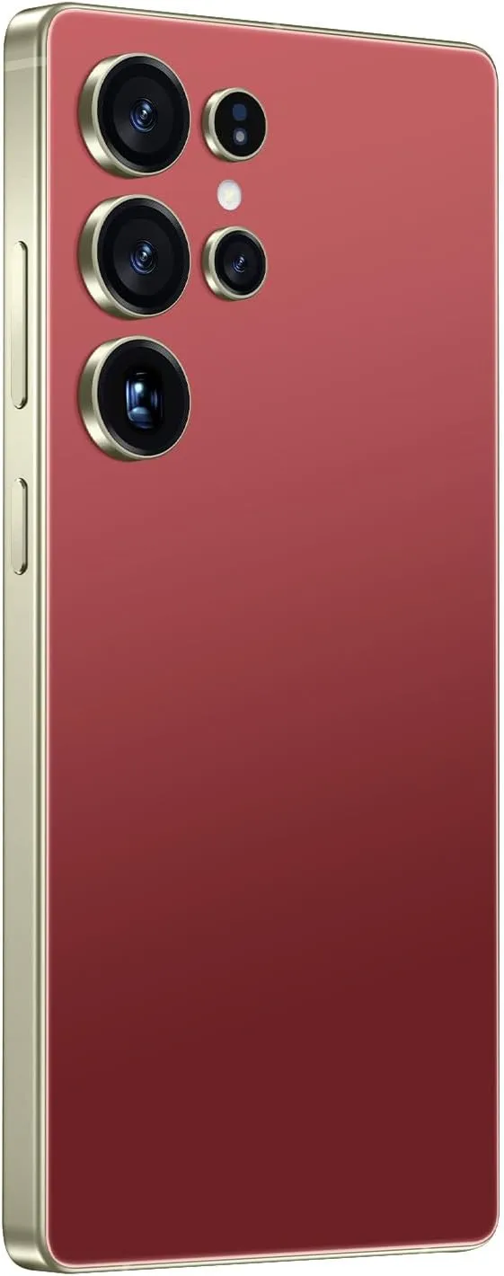 Unlocked Cell Phones, X25 Ultra Unlocked Android Smart Phone, Dual SIM 5G mobile phones, 8 256GB with 128GB Memory Card, 6800mAh, 108MP Camera, 6.9" HD Display, Face ID, GPS, 5G (Bordeaux Red)