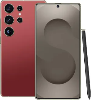 Unlocked Cell Phones, X25 Ultra Unlocked Android Smart Phone, Dual SIM 5G mobile phones, 8 256GB with 128GB Memory Card, 6800mAh, 108MP Camera, 6.9" HD Display, Face ID, GPS, 5G (Bordeaux Red)