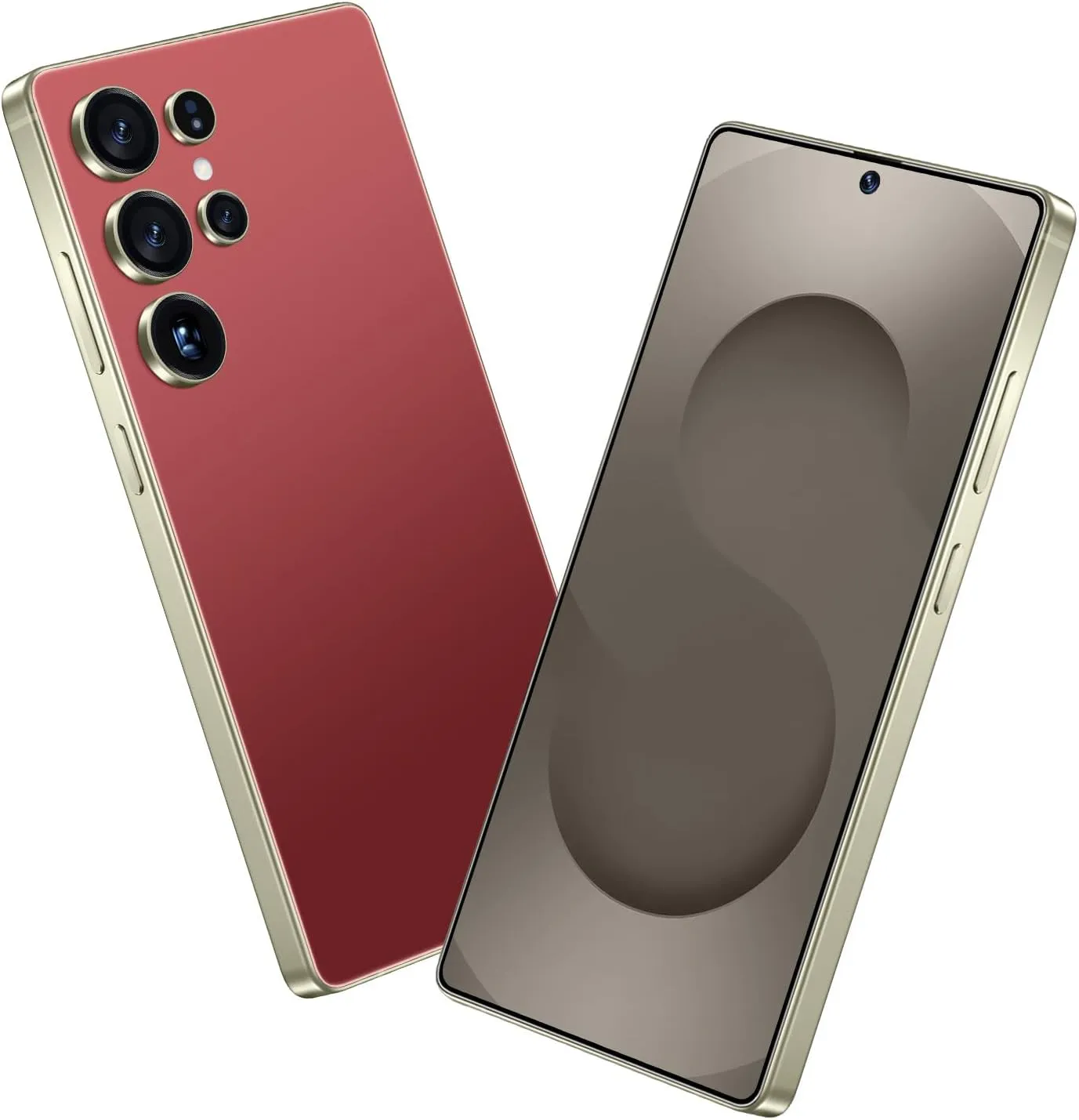 Unlocked Cell Phones, X25 Ultra Unlocked Android Smart Phone, Dual SIM 5G mobile phones, 8 256GB with 128GB Memory Card, 6800mAh, 108MP Camera, 6.9" HD Display, Face ID, GPS, 5G (Bordeaux Red)