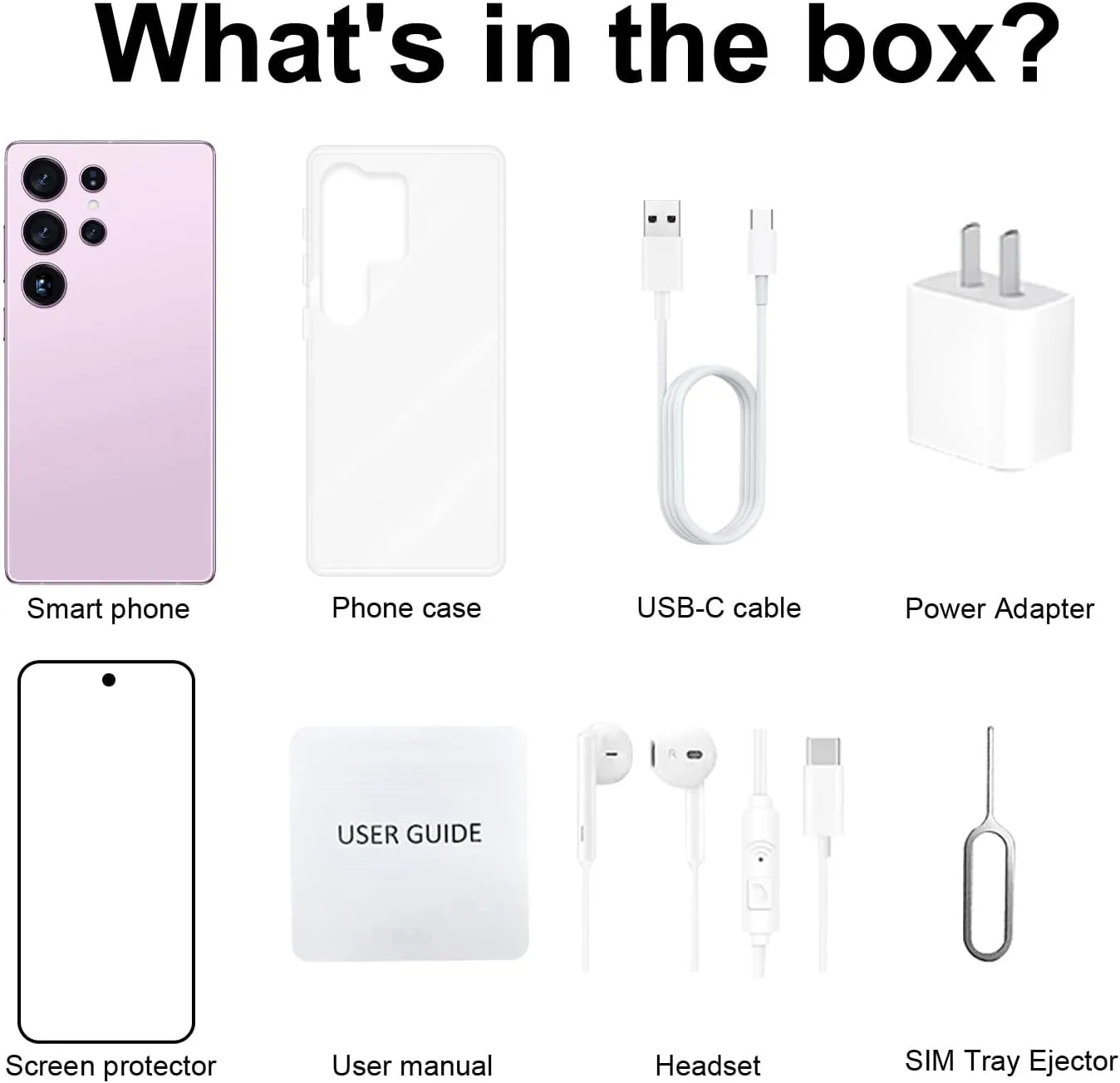 Unlocked Cell Phones, X25 Ultra Unlocked Android Smart Phone, Dual SIM 5G mobile phones, 8 256GB with 128GB Memory Card, 6800mAh, 108MP Camera, 6.9" HD Display, Face ID, GPS, 5G (Glam Pink)