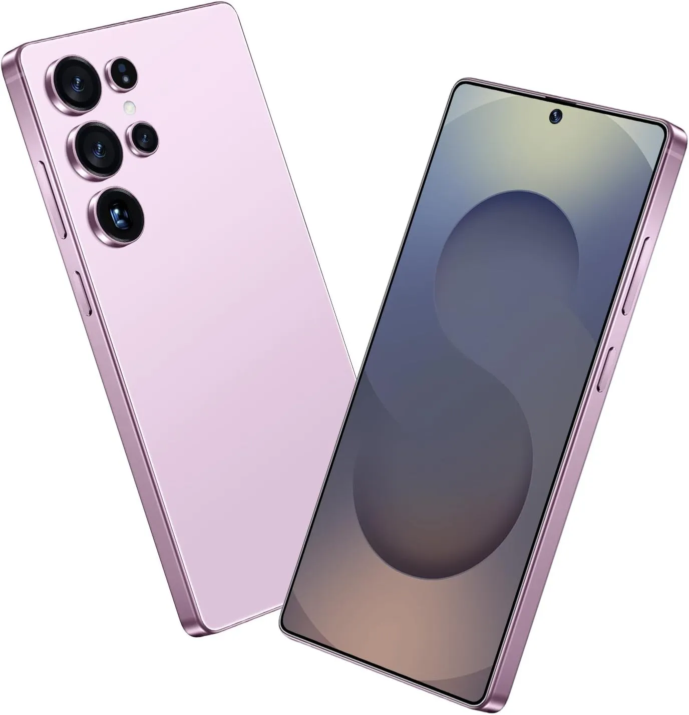 Unlocked Cell Phones, X25 Ultra Unlocked Android Smart Phone, Dual SIM 5G mobile phones, 8 256GB with 128GB Memory Card, 6800mAh, 108MP Camera, 6.9" HD Display, Face ID, GPS, 5G (Glam Pink)