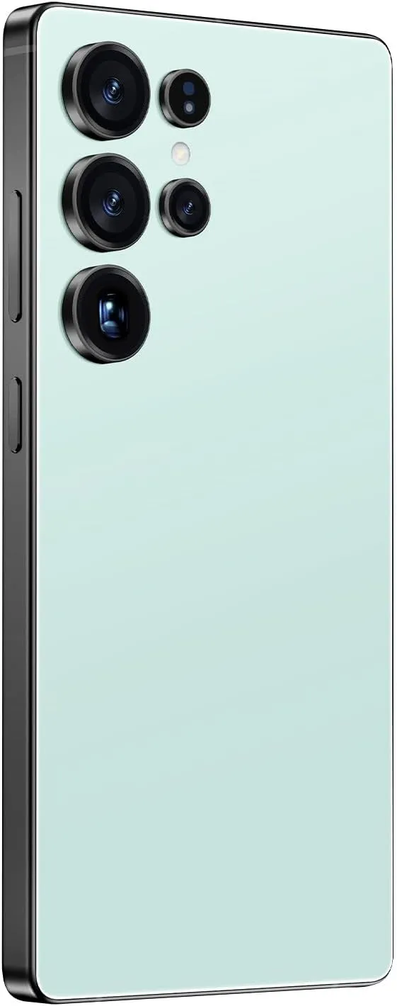 Unlocked Cell Phones, X25 Ultra Unlocked Android Smart Phone, Dual SIM 5G mobile phones, 8 256GB with 128GB Memory Card, 6800mAh, 108MP Camera, 6.9" HD Display, Face ID, GPS, 5G (Titanium Cyan)