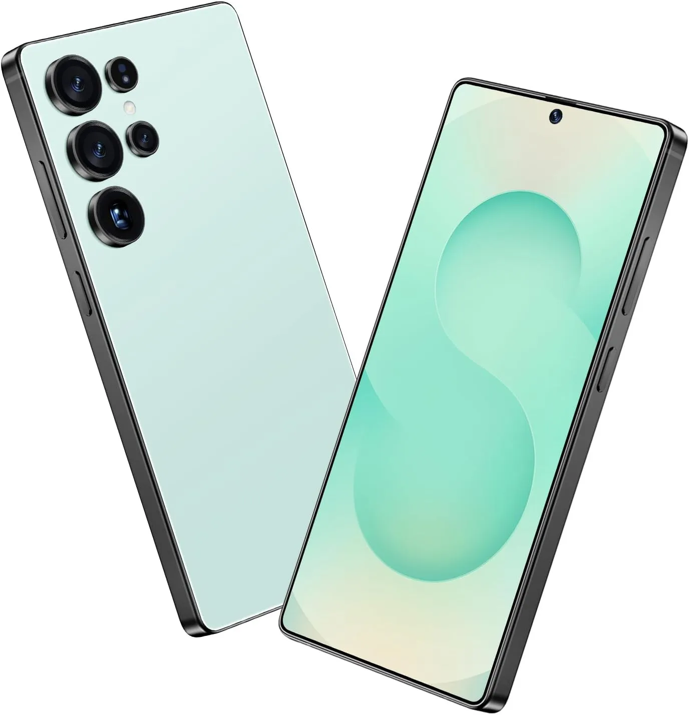 Unlocked Cell Phones, X25 Ultra Unlocked Android Smart Phone, Dual SIM 5G Mobile Phones, 8 256GB with 128GB Memory Card, Fast Processor, 6800 mAh Battery, 6.9" HD Display (Titanium Cyan)
