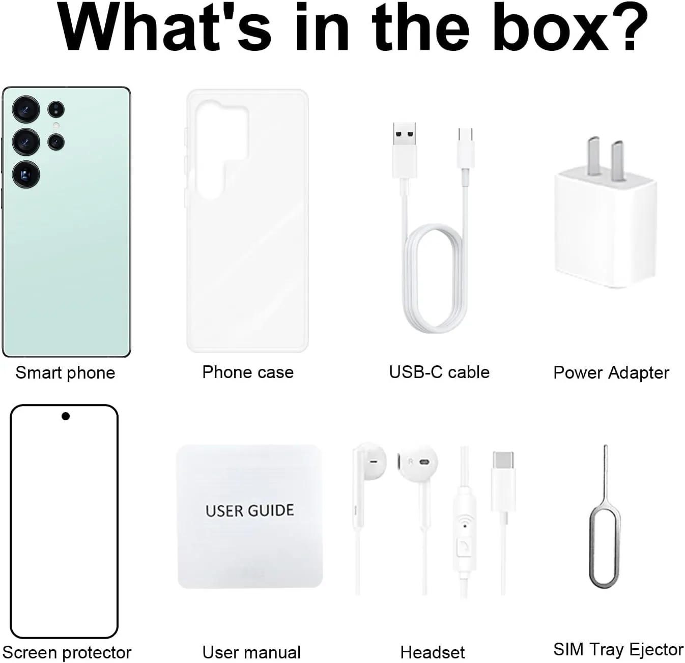 Unlocked Cell Phones, X25 Ultra Unlocked Android Smart Phone, Dual SIM 5G Mobile Phones, 8 256GB with 128GB Memory Card, Fast Processor, 6800 mAh Battery, 6.9" HD Display (Titanium Cyan)