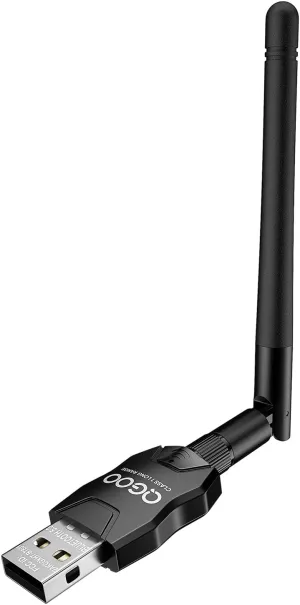 USB Bluetooth Adapter 5.3 for Desktop PC, Real Plug & Play Long Range Class 1 EDR Bluetooth Dongle Receiver 328FT/100M for Laptop Computer Connect Speaker Keyboard Headphones Support Windows 11/10/8.1