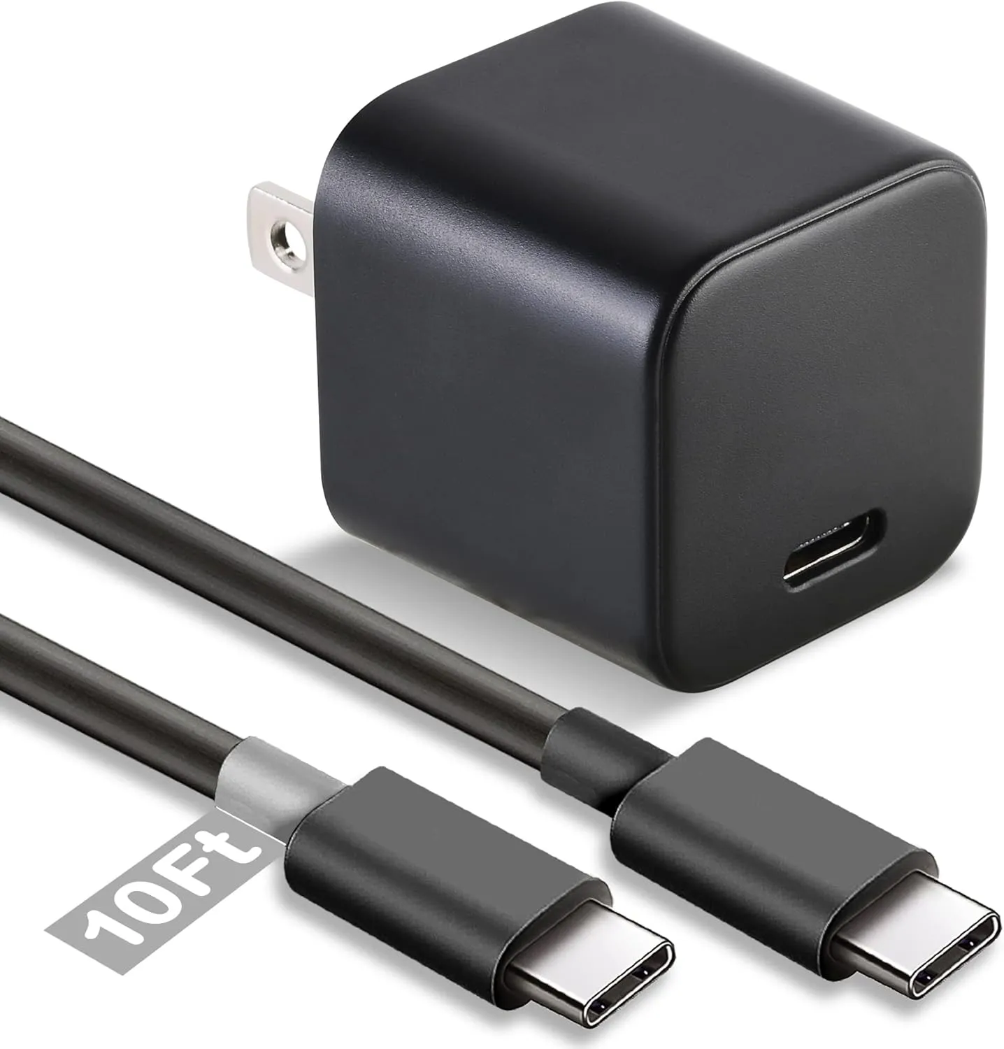 USB-C Fast Charger for New Kindle Fire Tablets (Designed for use with USB-C Version Fire Tablets and Kindle eReaders) -10Ft Extra Long Cable,15W Power Adapter