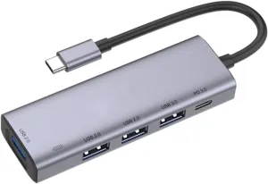 USB-C Hub for Compatible with Samsung Galaxy Tab S7/S8/S9 11" Tablets - 5-in-1 Adapter Type-C PD Charger Port Splitter P9P