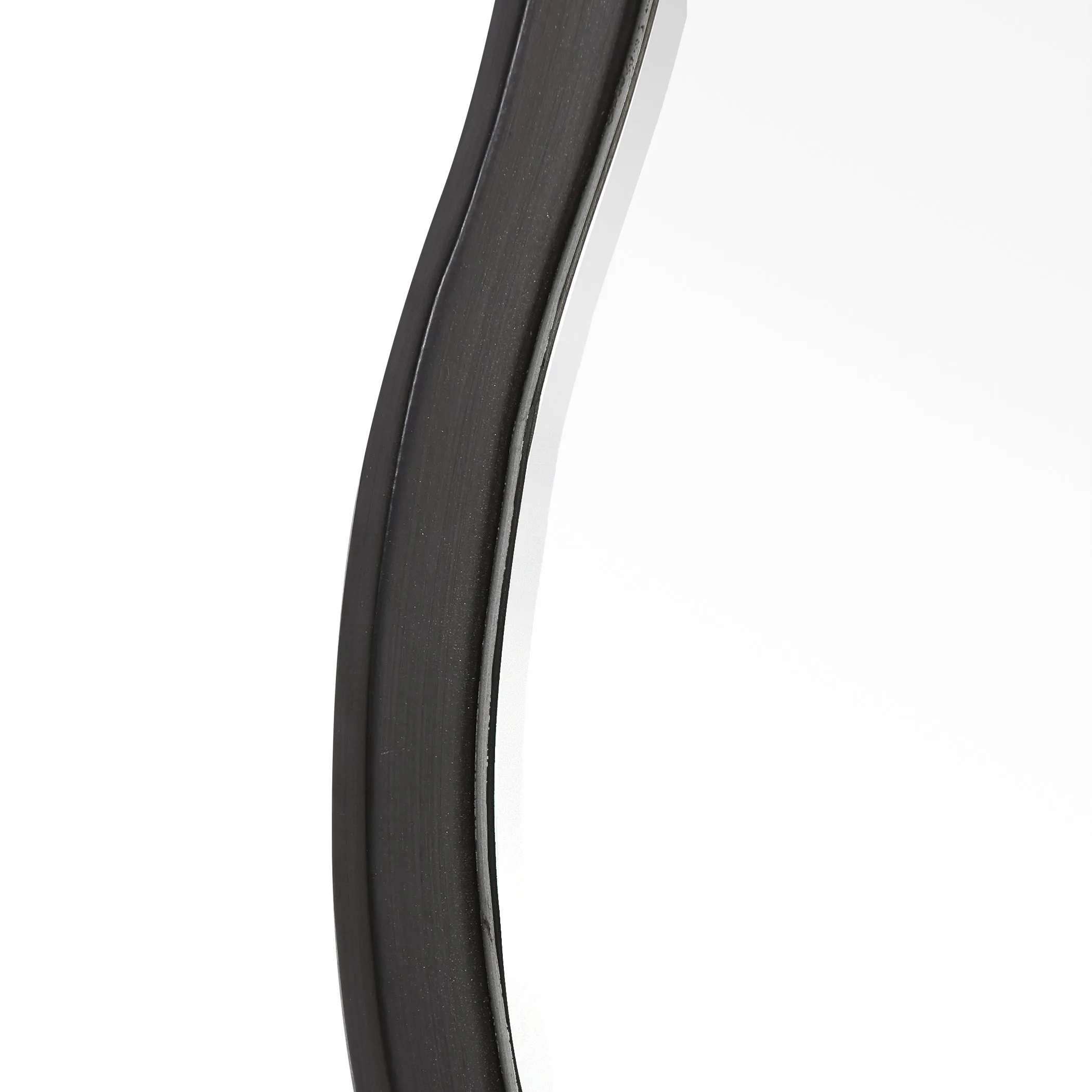 Uttermost Aneta Black Round Mirror