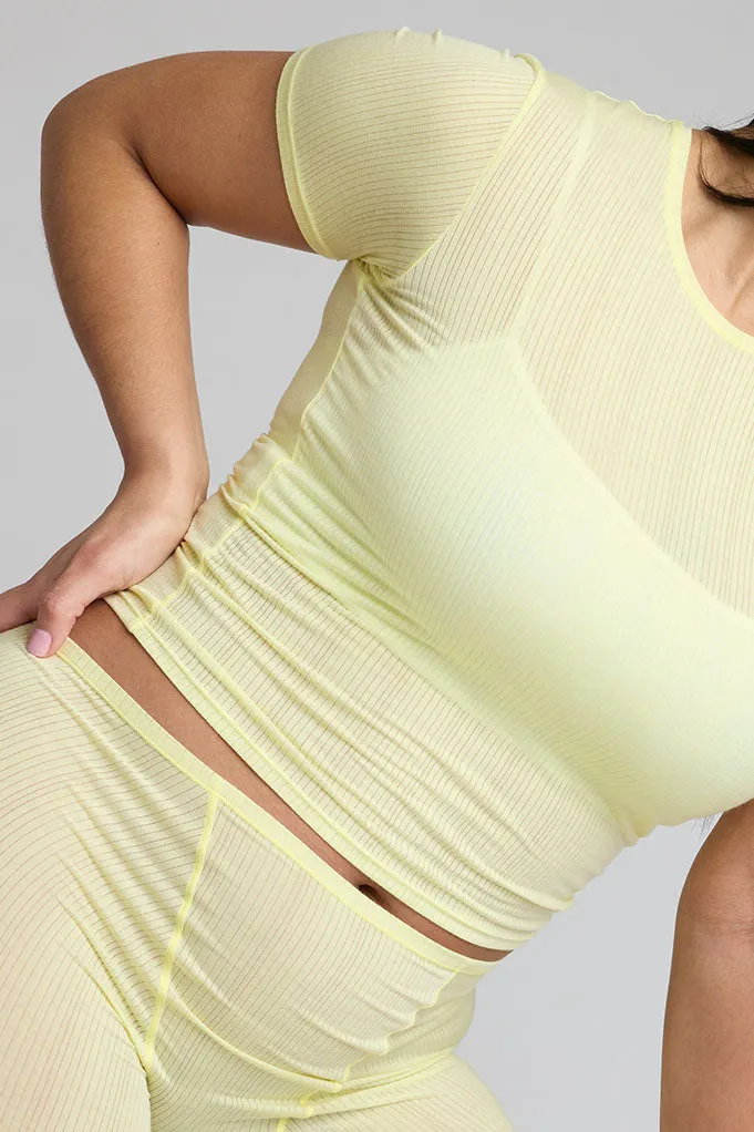Whipped Baby Tee in Sunshine