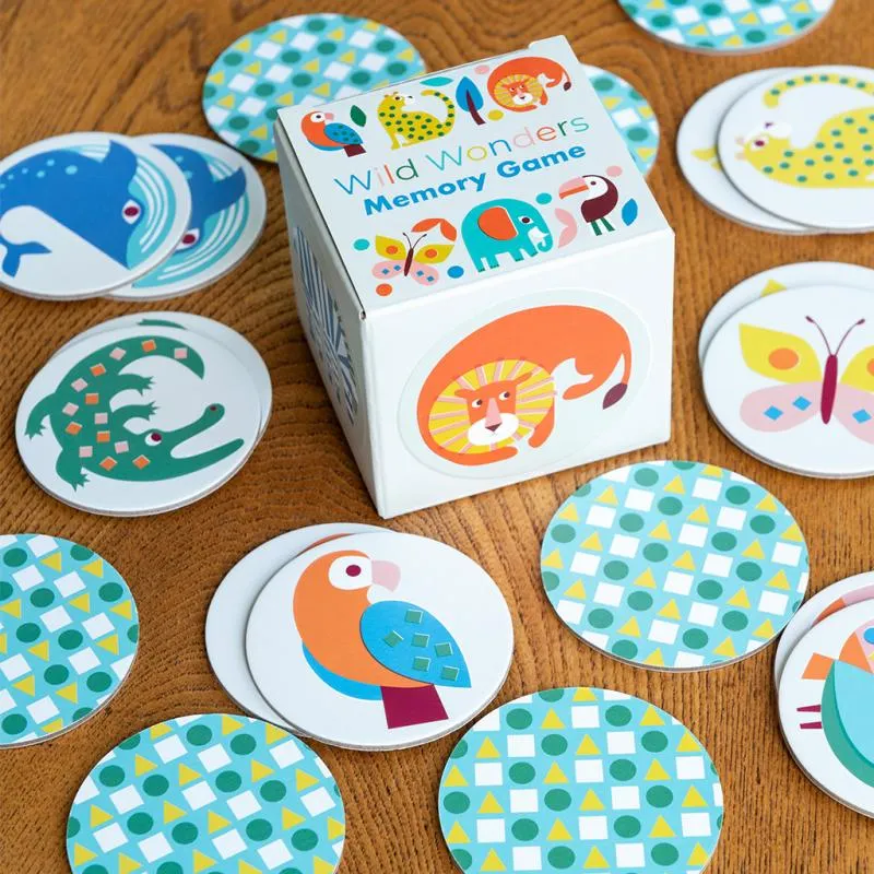 Wild Wonders Memory Game (24 Pieces)