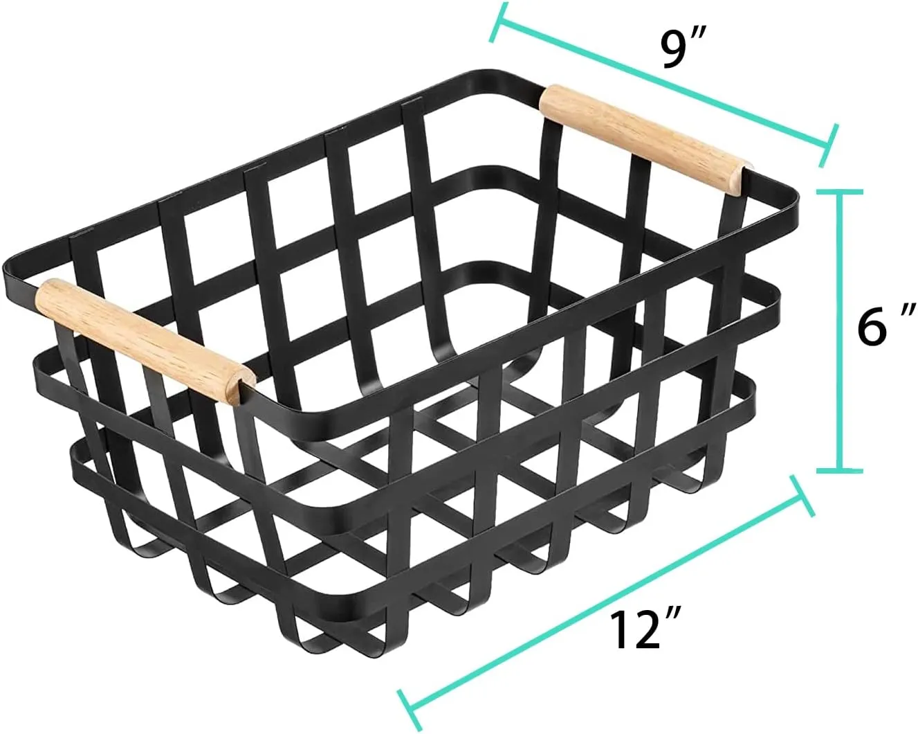 Wire Metal Baskets Farmhouse Baskets Metal Wire Storage Freezer Baskets Storage Organizer