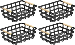 Wire Metal Baskets Farmhouse Baskets Metal Wire Storage Freezer Baskets Storage Organizer