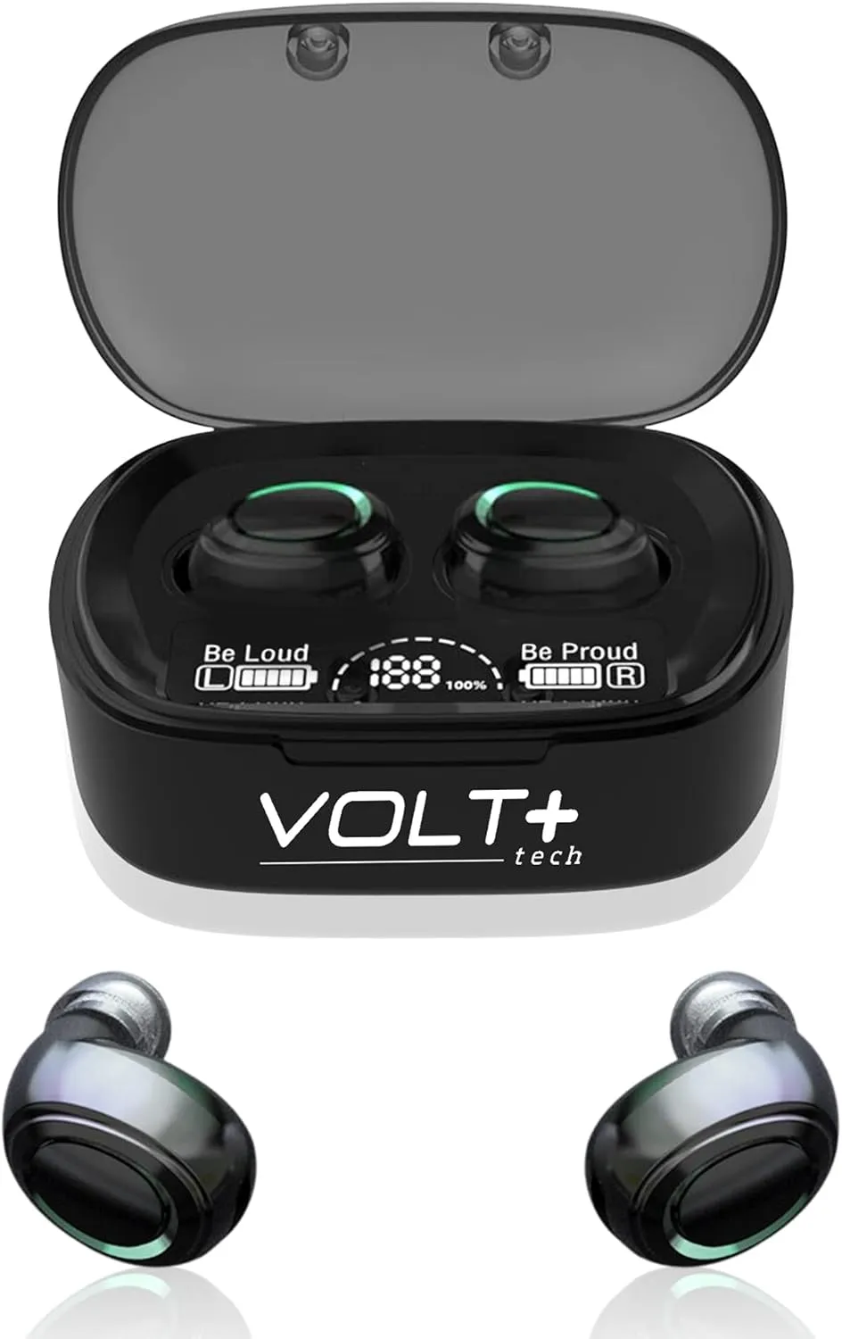 Wireless PRO Bluetooth 5.3 Earbuds Compatible with Xiaomi Mix Fold 2   36 Hour Playback Use, Wireless IPX4 Waterproof/Sweatproof/Noise Reduction with Quad Mic