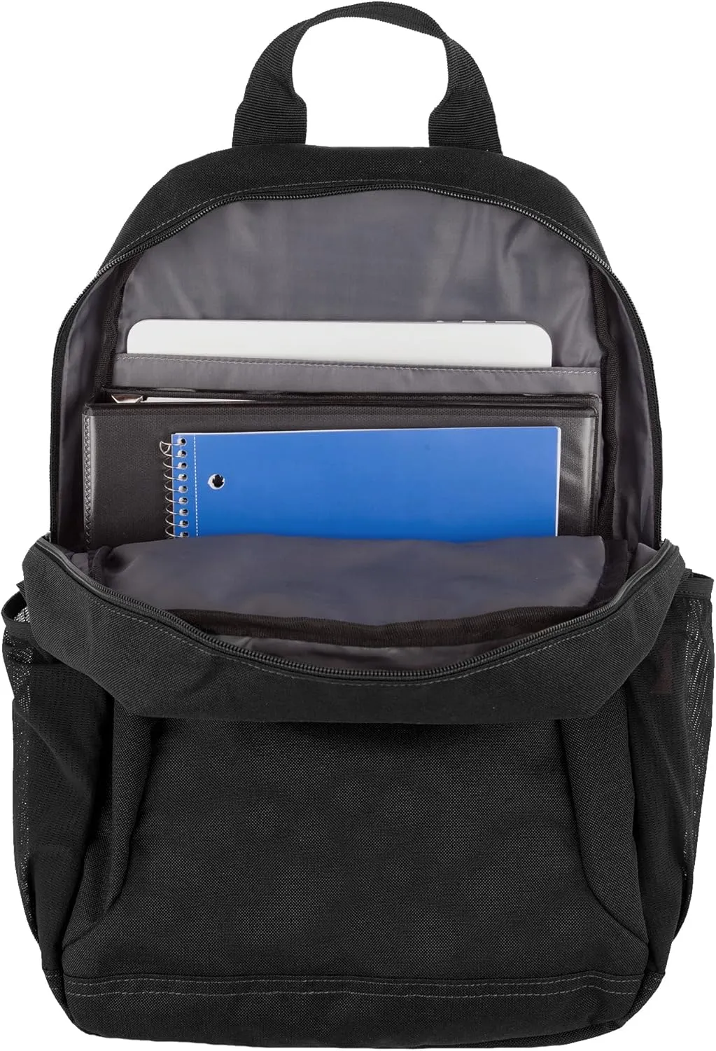 WOLVERINE Lightweight, Water Resistant Rugged Backpack for Travel or Work, Laptop-Black, 23L