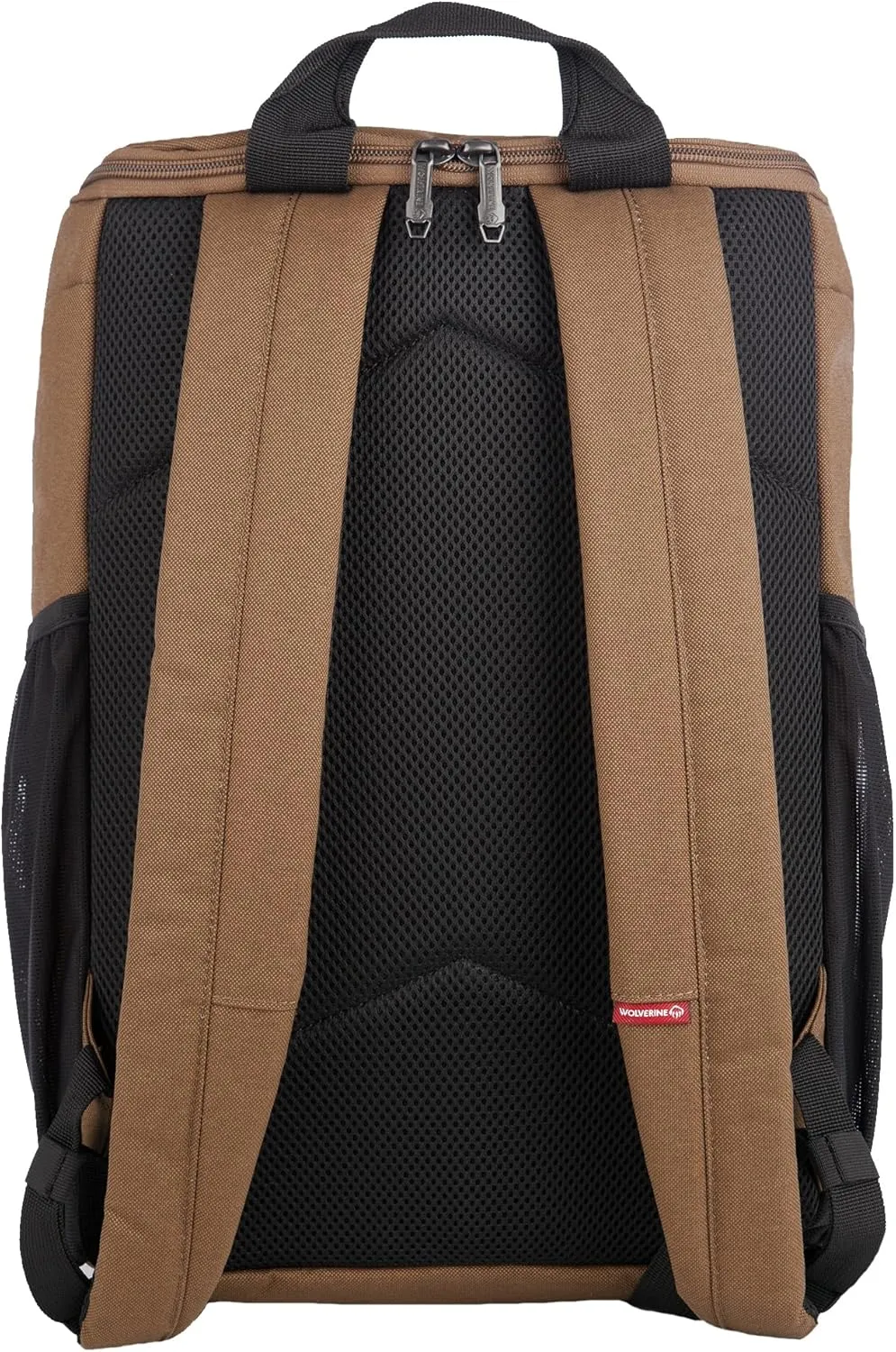 WOLVERINE Lightweight, Water Resistant Rugged Laptop Backpack for Travel or Work, Top Loader-Chestnut, 25L