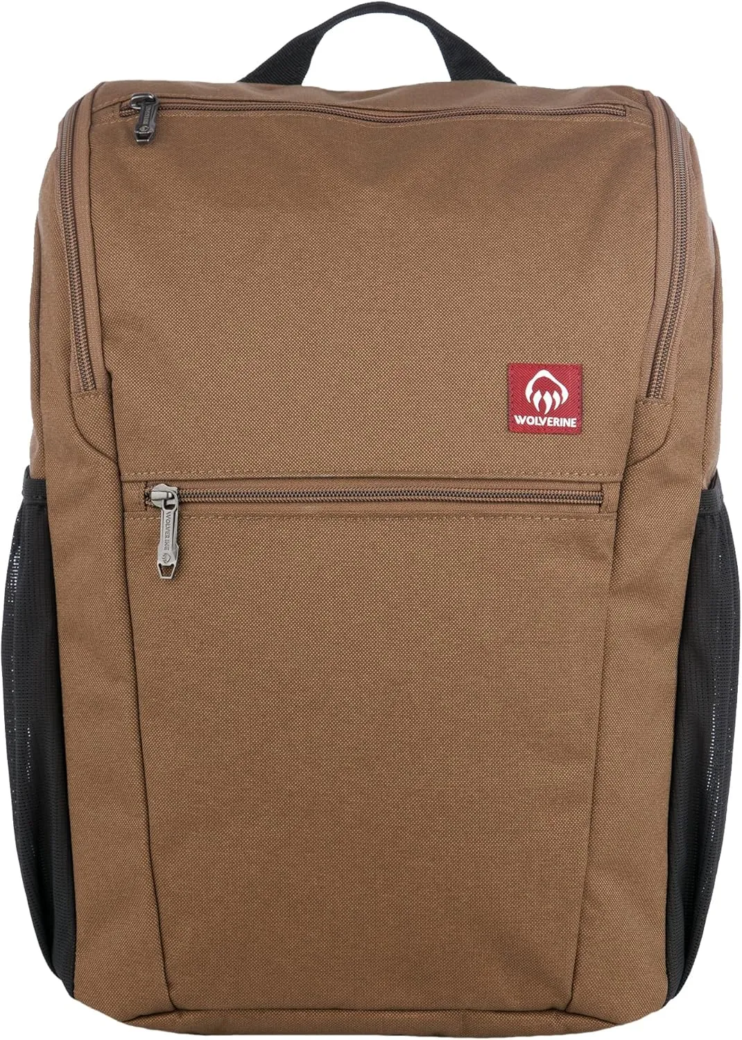 WOLVERINE Lightweight, Water Resistant Rugged Laptop Backpack for Travel or Work, Top Loader-Chestnut, 25L