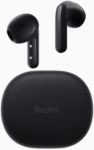 Xiaomi Redmi Buds 4 Lite TWS Wireless Earbuds, Bluetooth 5.3 Low-Latency Game Headset with AI Call Noise Cancelling, IP54 Waterproof, 20H Playtime, Lightweight Comfort Fit Headphones, Black