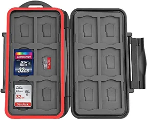 XPIX 24X Storage Water Resistant Protective Memory Card Case