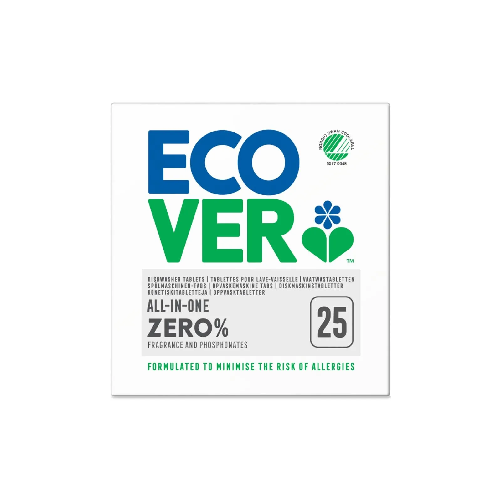 Zero Dishwasher Tablets 25s (Carton of 6)