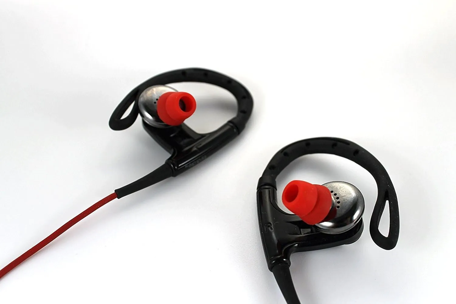 Zotech 4 Pairs Replacement Silicone Ear Tips Earbuds Buds Set for Powerbeats 1, 2 & 3 by dre Headphones (Red)